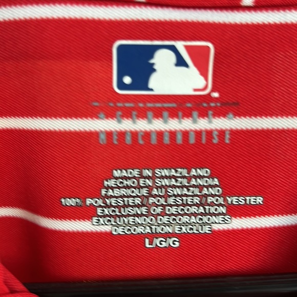 Men’s Angels Baseball Polo Shirt - Picture 3 of 5